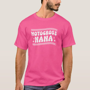 Motocross Nana Groovy Moto Nana Motocross Rider Na T-Shirt