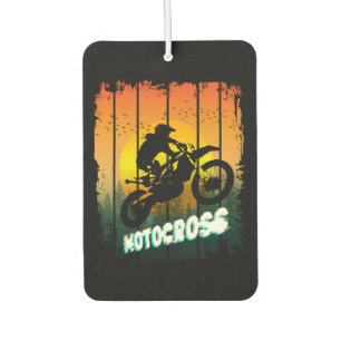 Motocross nature riding motorcycle sports rider air freshener