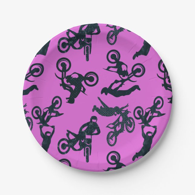 Motocross Paper Plate (Front)