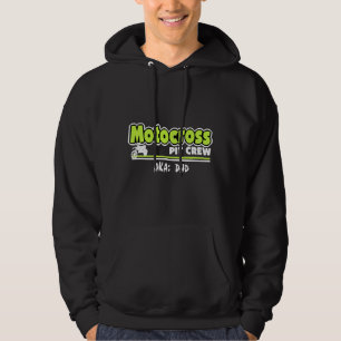 Motocross Pit Crew Dad Hoodie