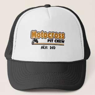 Motocross Pit Crew Trucker Hat