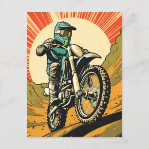 Motocross Postcard