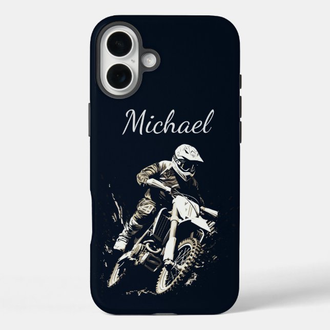 Motocross Quote Sport Motorcycle Racing  Customize Case-Mate iPhone Case (Back)