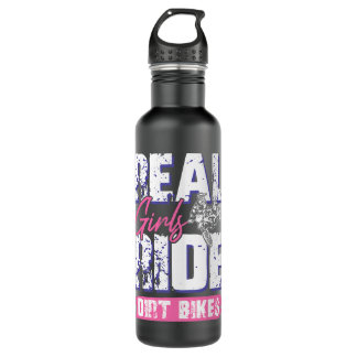 Motocross Real Girls Ride Dirt Bikes1 710 Ml Water Bottle