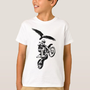 Motocross Rider and Eagle T-Shirt
