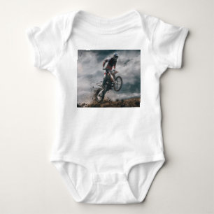 Motocross Rider Baby Bodysuit