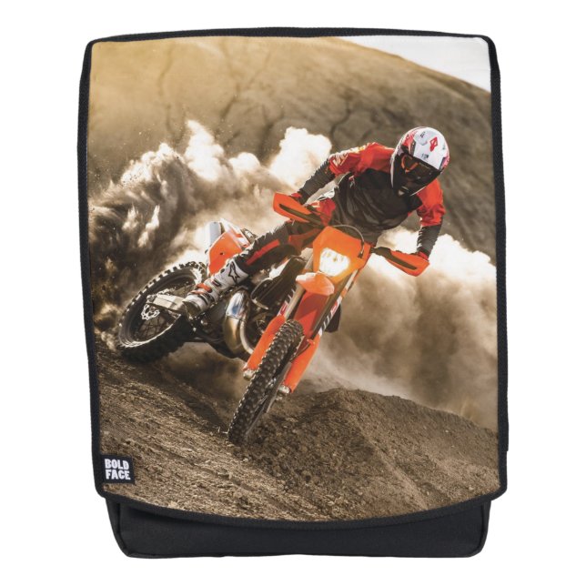 Motocross Rider Backpack (Front)