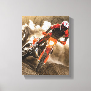 Motocross Rider Canvas Print