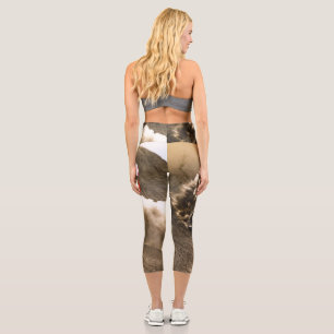 Motocross Rider Capri Leggings