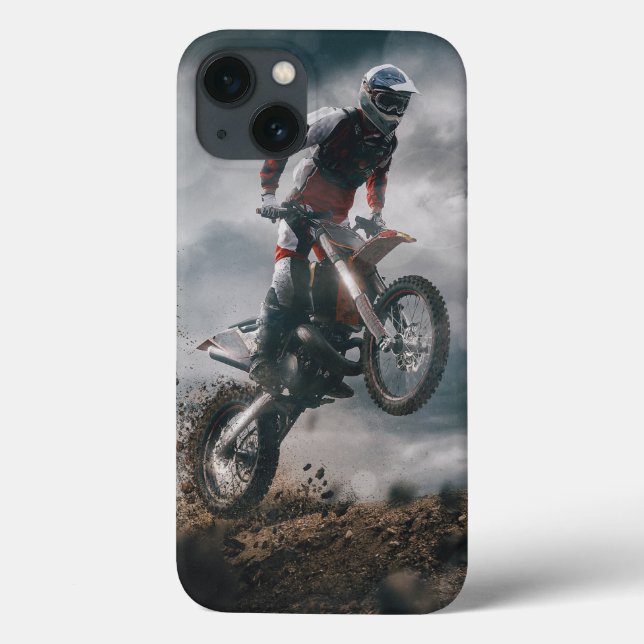 Motocross rider Case-Mate iPhone case (Back)