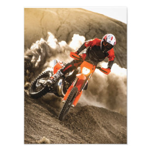 Motocross Rider Photo Print
