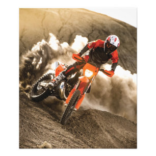 Motocross Rider Photo Print