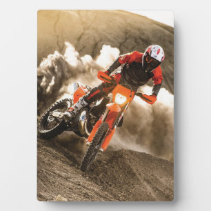 Motocross Rider Plaque