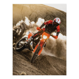 Motocross Rider Poster
