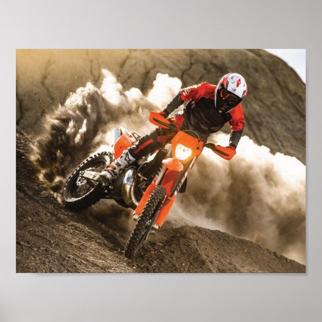 Motocross Rider Poster (Front)