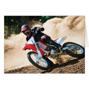 Motocross rider throw pillow