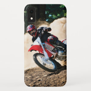 Motocross rider throw pillow iPhone XR case