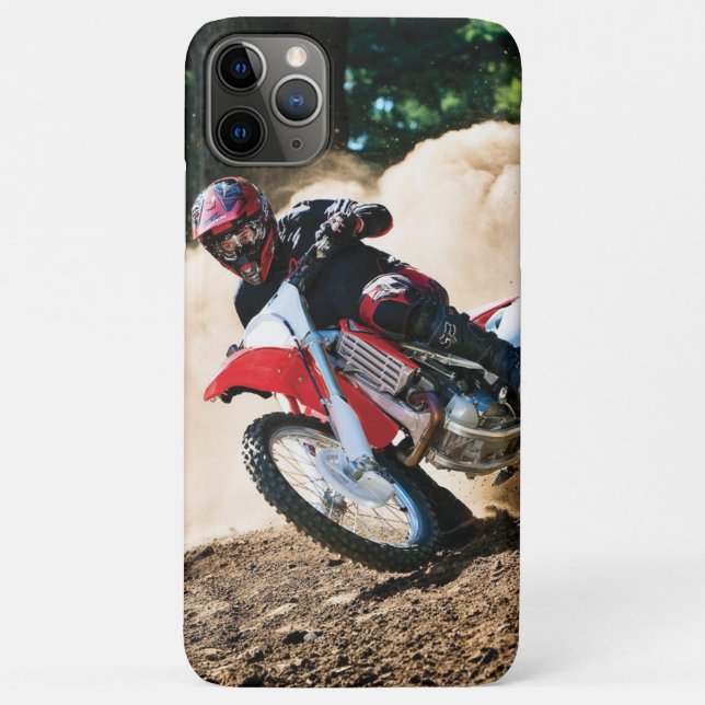 Motocross rider throw pillow Case-Mate iPhone case (Back)
