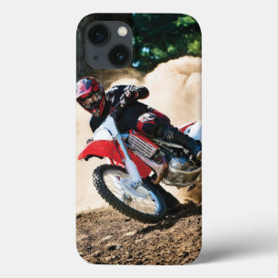 Motocross rider throw pillow iPhone 13 case