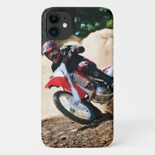 Motocross rider throw pillow iPhone 11 case