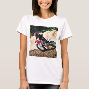 Motocross rider throw pillow T-Shirt