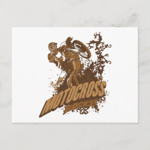 Motocross Rocks! Postcard