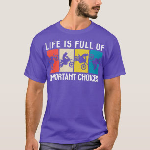 Motocross Saying Funny Dirt Bike Slogan Rider T-Shirt