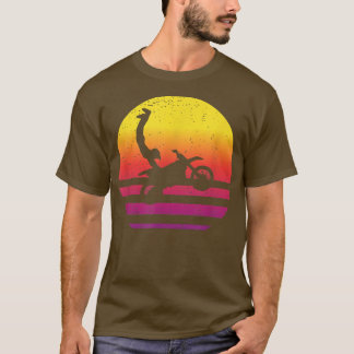 Motocross Seatgrab Retro Style Vintage 1092 T-Shirt