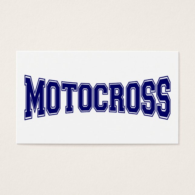 Motocross University Style (Front)
