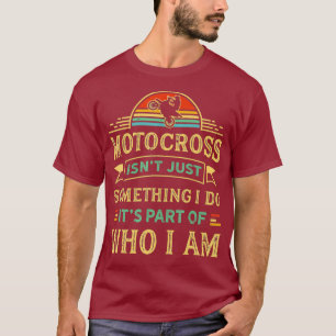 Motocross vintage retro distressed  motorcycle T-Shirt
