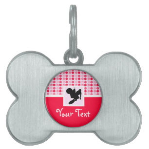 Motocross Whip Pet Name Tag