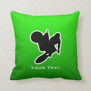 Motocross Whip Throw Pillow