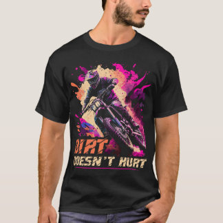 Motocross Women Kick The Dust Up Funny Dirt Bike G T-Shirt