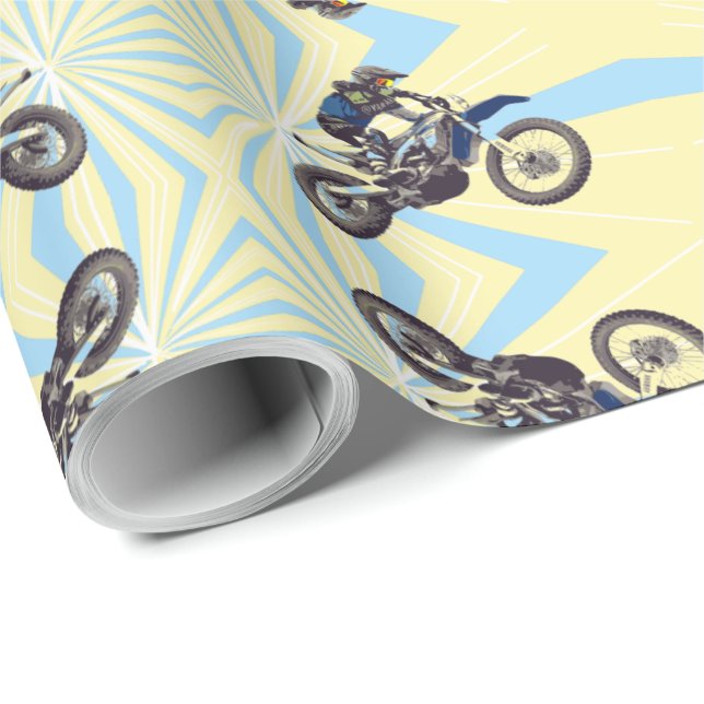 Motocross Wrapping Paper (Roll Corner)