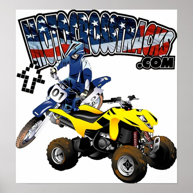 MotocrossTracks Print (Front)