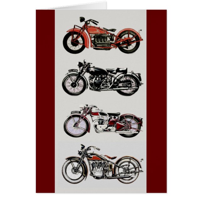 MOTOCYCLES vintages (Devant)