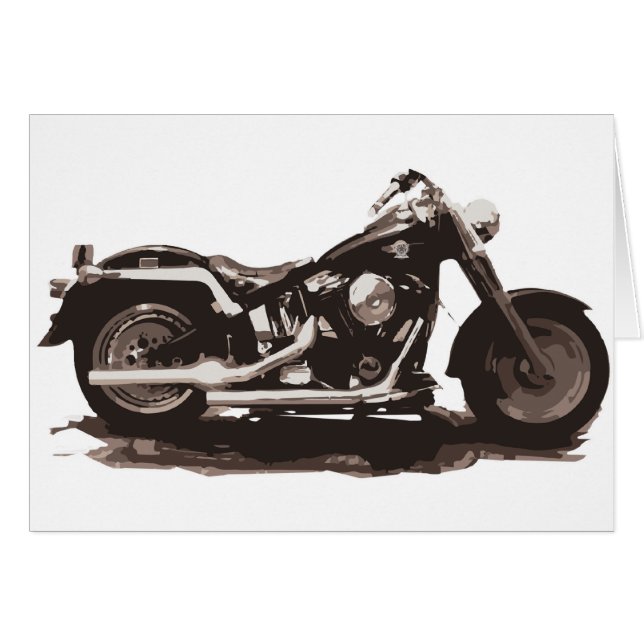 Motocyclette classique pour gros garçons (Devant horizontal)