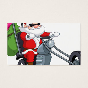 motocycliste santa claus