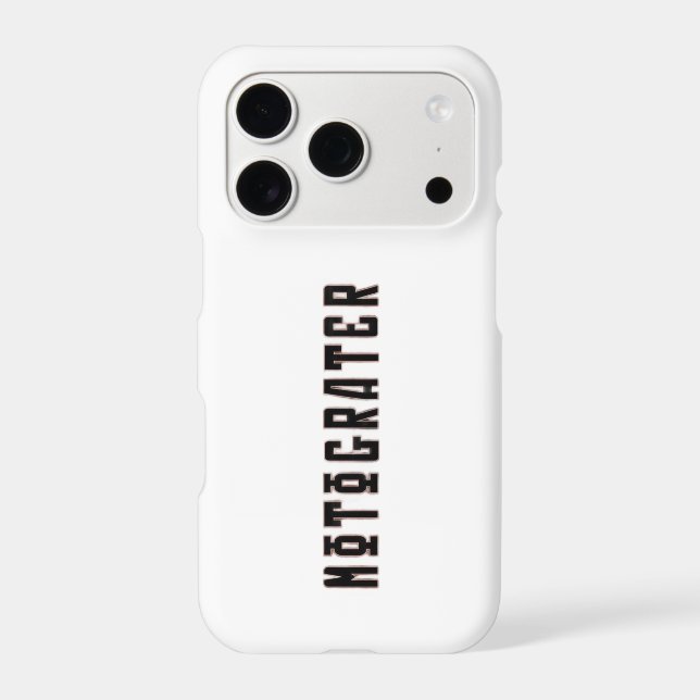 MOTOGRATER iPhone 17 Pro Case (Back)