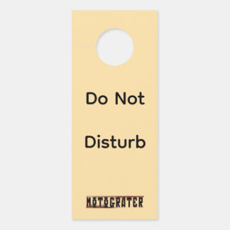MOTOGRATER Paper Door Hanger 