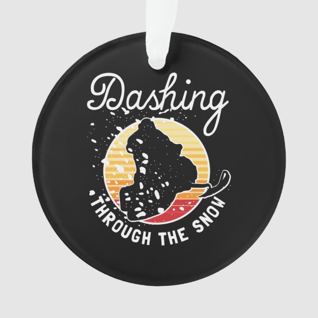 Motoneige - Dashing Through The Snow (devant)