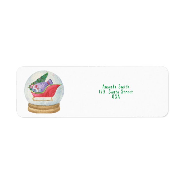 Motoneige père Noël (Devant)