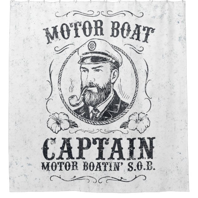 Motor Boat Captain Funny Pontoon Boating (Front)