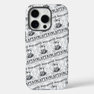 Motor Boat Captain Funny Pontoon Boating iPhone 16 Pro Case