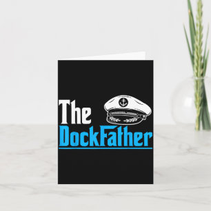 Motor boat captain sailing yachting motorboating card