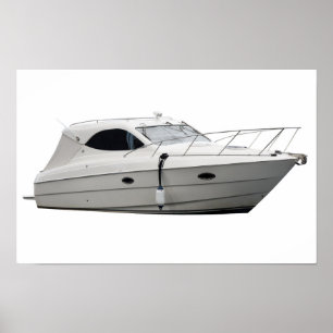 Motor boat poster