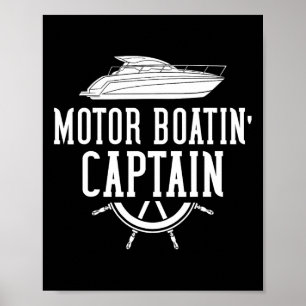Motor Boating Motorboat Speed Boat Poster