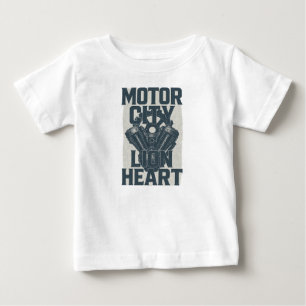 Motor City, Lion Heart Baby T-Shirt