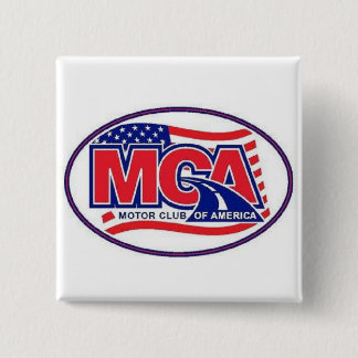 MOTOR CLUB AMERICA - MCA  40for80.com 2 Inch Square Button
