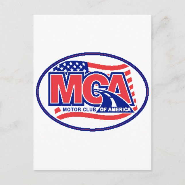Motor Club Of America Postcard (Front)